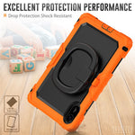For Xiaomi Redmi Pad 2 11 Kickstand Case with Stylus Holder / Shoulder Strap PC Silicone Tablet Cover