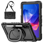 For Xiaomi Redmi Pad 2 11 Kickstand Case with Stylus Holder / Shoulder Strap PC Silicone Tablet Cover
