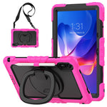 For Xiaomi Redmi Pad 2 11 Kickstand Case with Stylus Holder / Shoulder Strap PC Silicone Tablet Cover