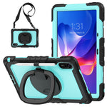 For Xiaomi Redmi Pad 2 11 Kickstand Case with Stylus Holder / Shoulder Strap PC Silicone Tablet Cover