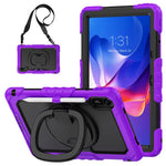 For Xiaomi Redmi Pad 2 11 Kickstand Case with Stylus Holder / Shoulder Strap PC Silicone Tablet Cover