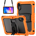 For Xiaomi Redmi Pad 2 11 Kickstand Case with Stylus Holder / Shoulder Strap PC Silicone Shockproof Tablet Cover