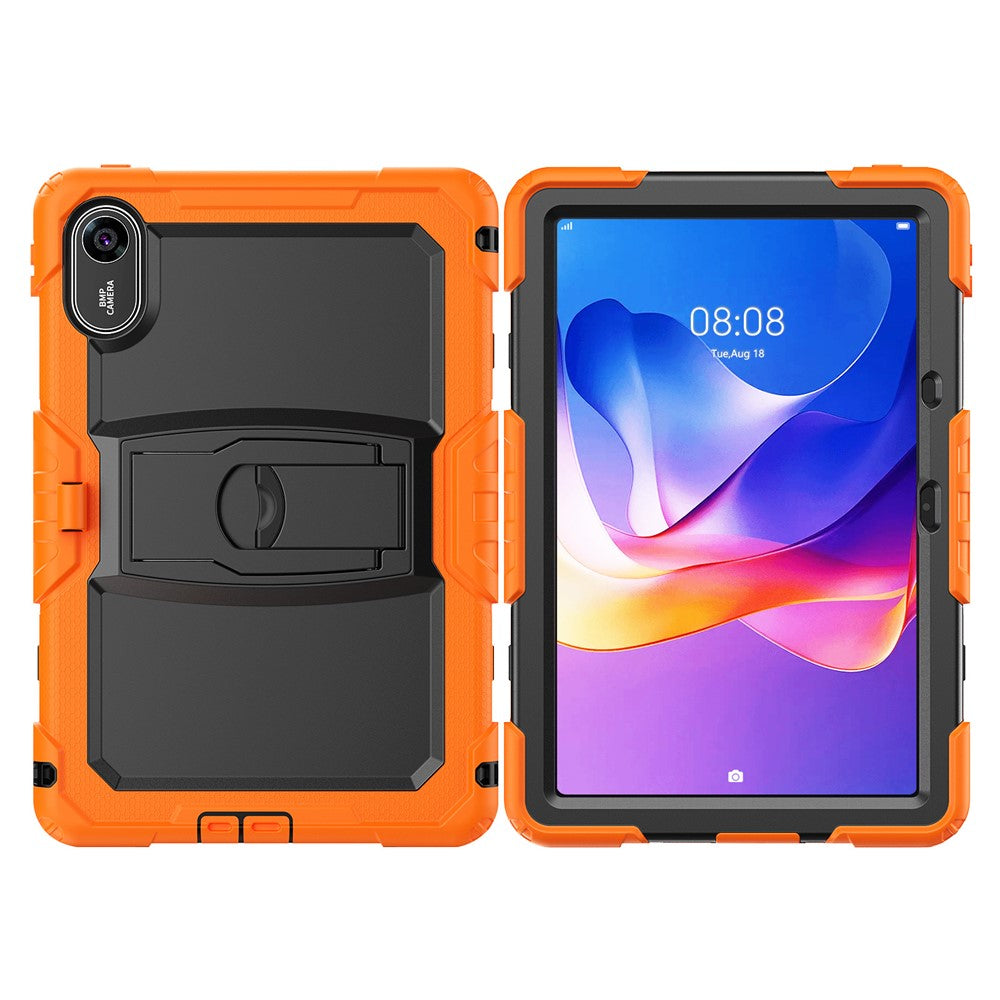 For Xiaomi Redmi Pad 2 11 Kickstand Case with Stylus Holder / Shoulder Strap PC Silicone Shockproof Tablet Cover