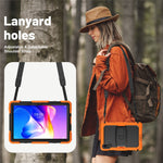 For Xiaomi Redmi Pad 2 11 Kickstand Case with Stylus Holder / Shoulder Strap PC Silicone Shockproof Tablet Cover