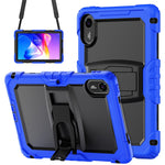 For Xiaomi Redmi Pad 2 11 Kickstand Case with Stylus Holder / Shoulder Strap PC Silicone Shockproof Tablet Cover