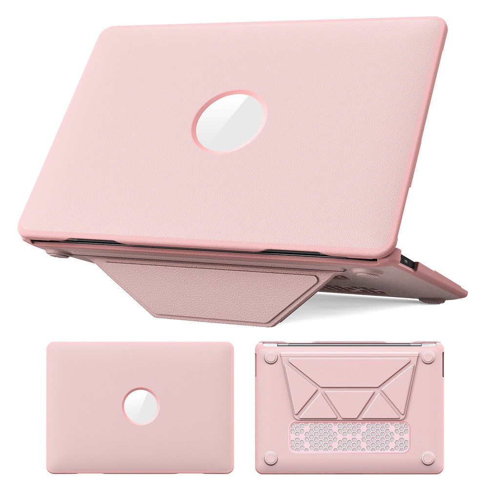 Laptopcover til MacBook Air 13" (2020) / (2018) A2337 M1 A2179 A1932 Kickstand PU TPU PC Beskyttelsescover