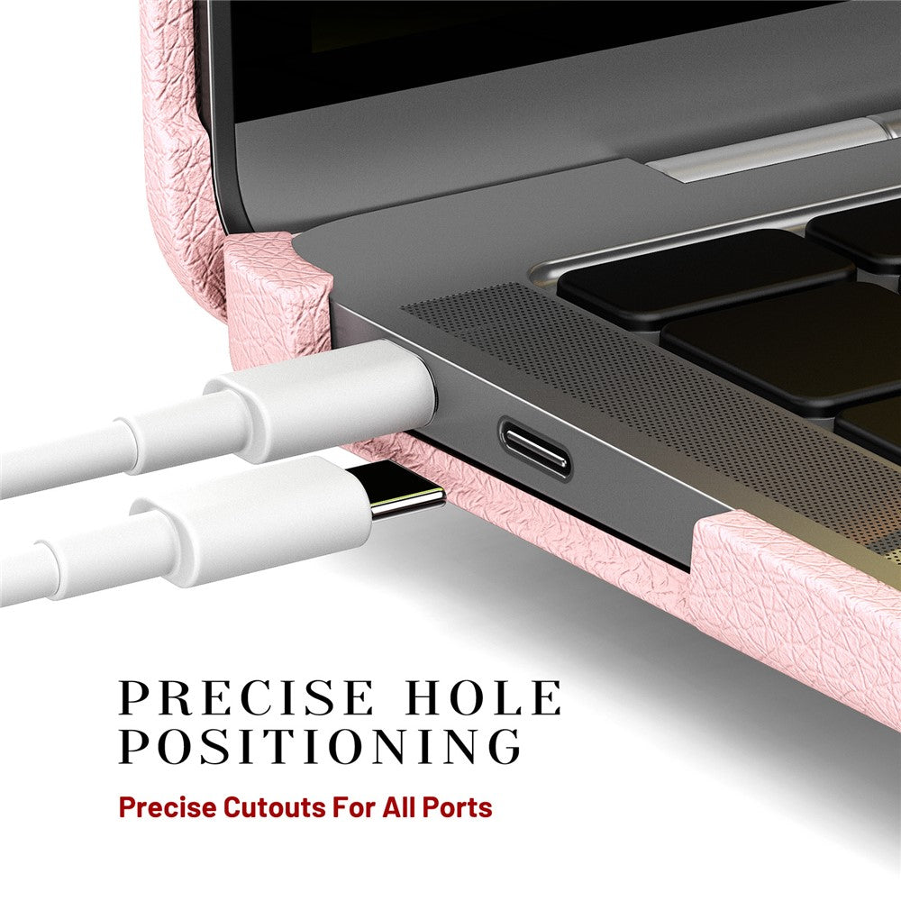 Laptopcover til MacBook Air 13" (2020) / (2018) A2337 M1 A2179 A1932 Kickstand PU TPU PC Beskyttelsescover