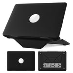 Laptopcover til MacBook Air 13" (2020) / (2018) A2337 M1 A2179 A1932 Kickstand PU TPU PC Beskyttelsescover