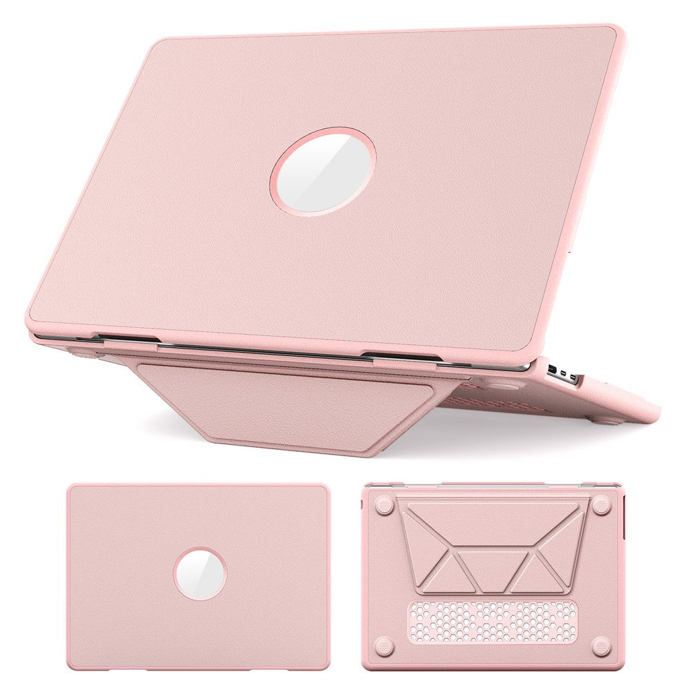 Laptopetui til MacBook Air 13 tommer (2026) A3449 / (2025) A3240 / (2024) A3113 / (2022) A2681 Støtte PU TPU PC Notebook-beskyttelsesetui