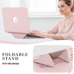 Laptopetui til MacBook Air 13 tommer (2026) A3449 / (2025) A3240 / (2024) A3113 / (2022) A2681 Støtte PU TPU PC Notebook-beskyttelsesetui