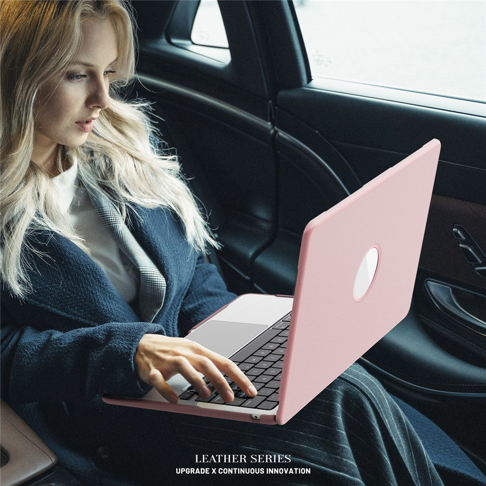Laptopetui til MacBook Air 13 tommer (2026) A3449 / (2025) A3240 / (2024) A3113 / (2022) A2681 Støtte PU TPU PC Notebook-beskyttelsesetui