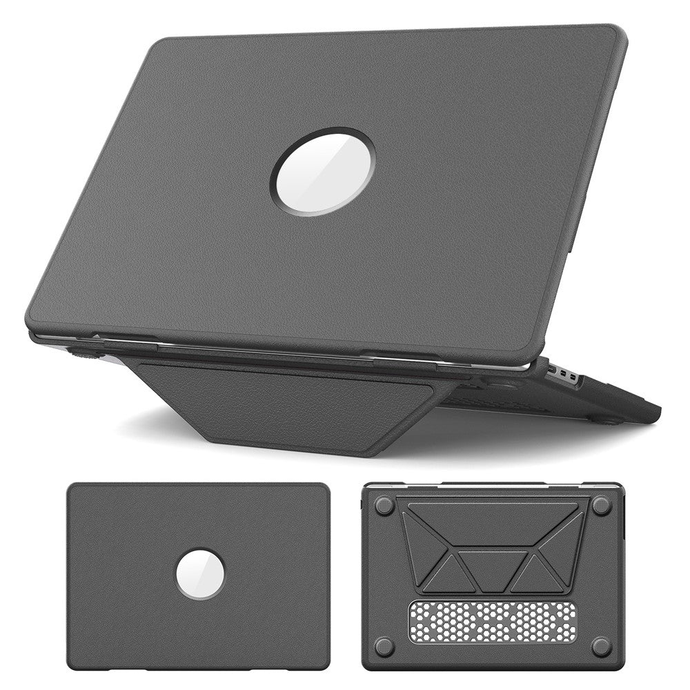 Laptopetui til MacBook Air 13 tommer (2026) A3449 / (2025) A3240 / (2024) A3113 / (2022) A2681 Støtte PU TPU PC Notebook-beskyttelsesetui