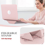 Laptopcover til MacBook Pro 13 tommer (2020) / (2019) / (2018) / (2017) / (2016) / A1706 / A1708 / A1989 / A2159 / A2338 / A2289 / A2251 Notebook-cover med støtteben