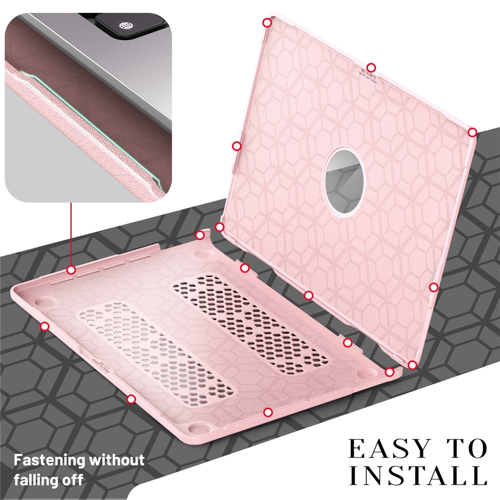 Laptopcover til MacBook Pro 13 tommer (2020) / (2019) / (2018) / (2017) / (2016) / A1706 / A1708 / A1989 / A2159 / A2338 / A2289 / A2251 Notebook-cover med støtteben