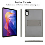 For Xiaomi Redmi Pad 2 11 Case with Kickstand TPU + PC Skin-Touch Tablet Cover