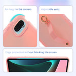 For Xiaomi Pad 5 Pro  /  Pad 5 Case Shockproof TPU Tablet Cover with Wristband