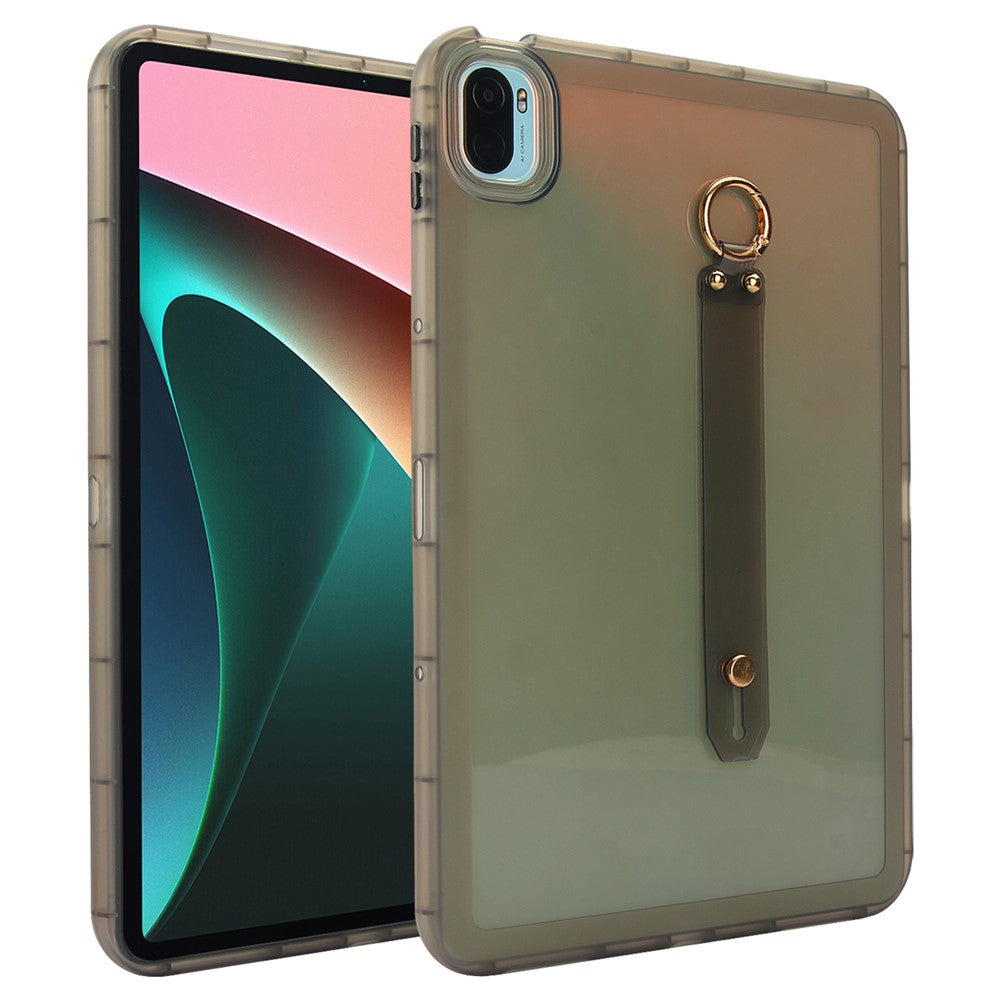 For Xiaomi Pad 5 Pro  /  Pad 5 Case Shockproof TPU Tablet Cover with Wristband