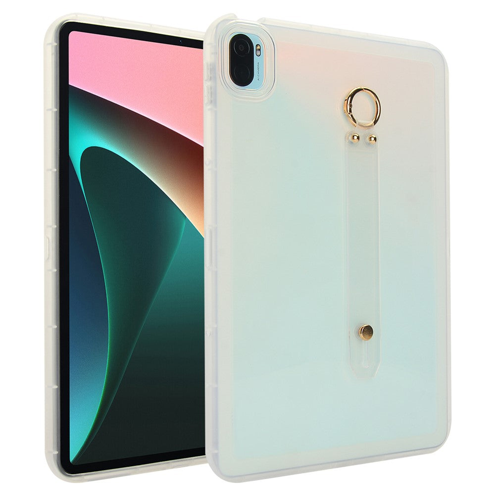 For Xiaomi Pad 5 Pro  /  Pad 5 Case Shockproof TPU Tablet Cover with Wristband