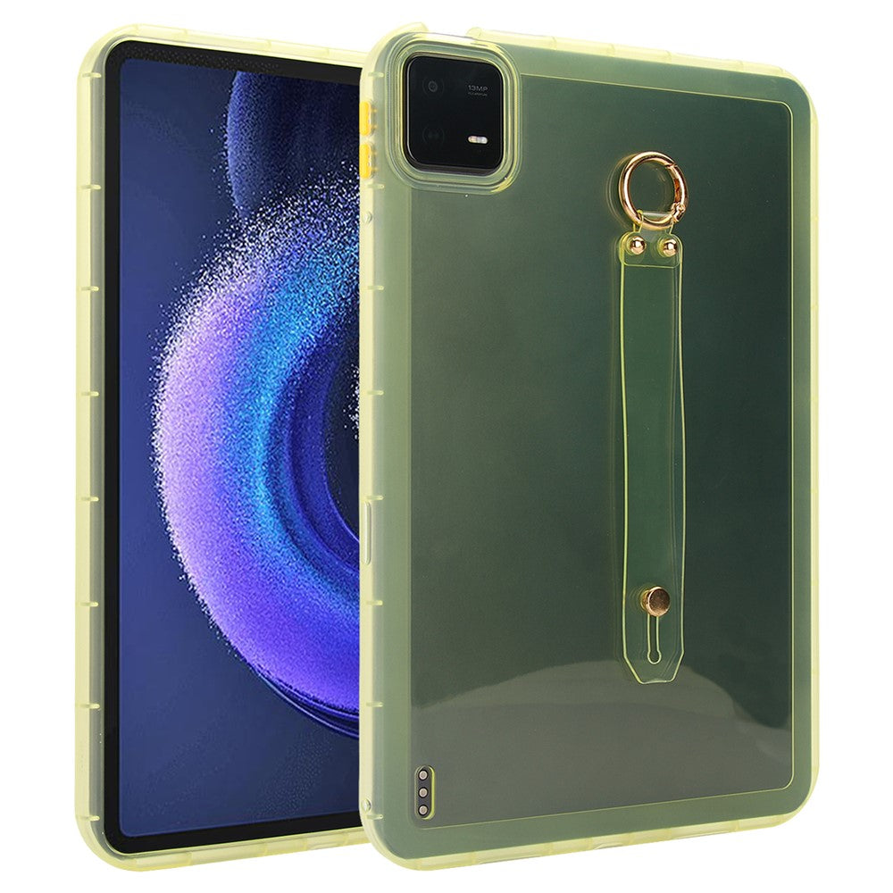 For Xiaomi Pad 6 Pro  /  Pad 6 Case Shockproof TPU Tablet Cover with Wristband