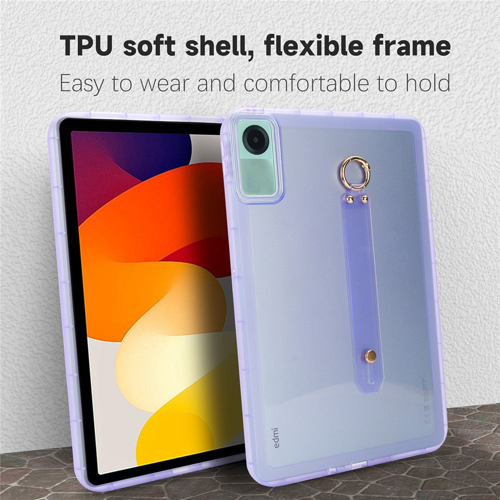 For Xiaomi Redmi Pad SE Case Shockproof TPU Tablet Cover with Wristband