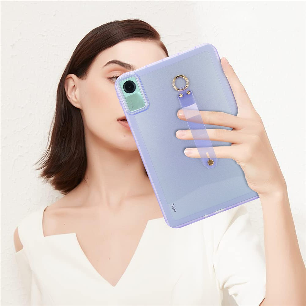 For Xiaomi Redmi Pad SE Case Shockproof TPU Tablet Cover with Wristband