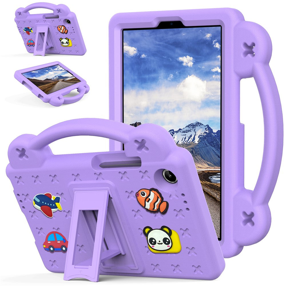 For Lenovo Tab K9  /  Tab One Case Kids Cartoon Patterns Hand Grip Kickstand Tablet EVA Cover