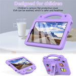 For Lenovo Tab K9  /  Tab One Case Kids Cartoon Patterns Hand Grip Kickstand Tablet EVA Cover