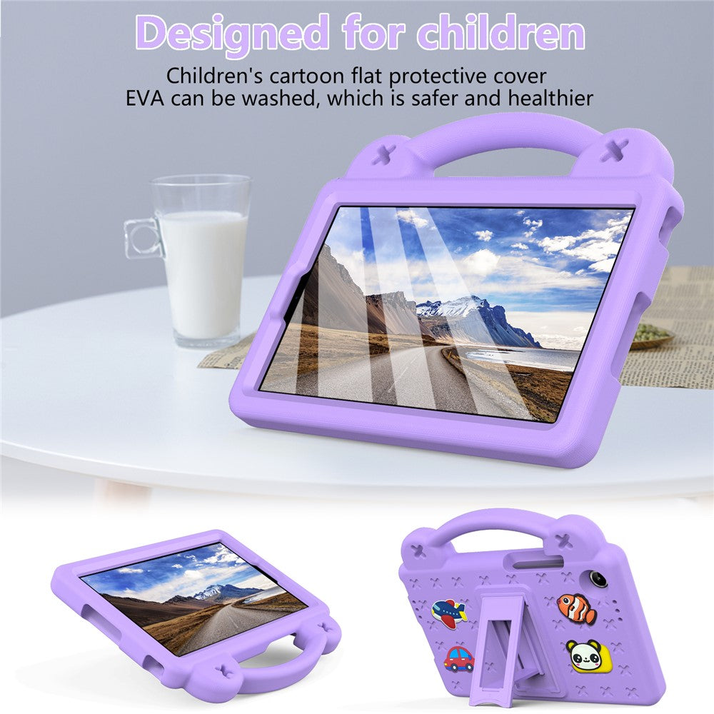 For Lenovo Tab K9  /  Tab One Case Kids Cartoon Patterns Hand Grip Kickstand Tablet EVA Cover