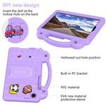 For Lenovo Tab K9  /  Tab One Case Kids Cartoon Patterns Hand Grip Kickstand Tablet EVA Cover