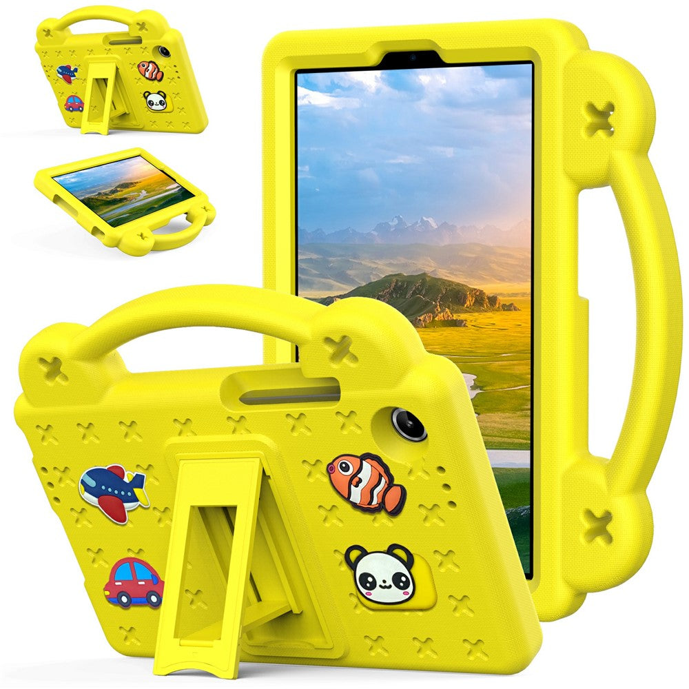 For Lenovo Tab K9  /  Tab One Case Kids Cartoon Patterns Hand Grip Kickstand Tablet EVA Cover