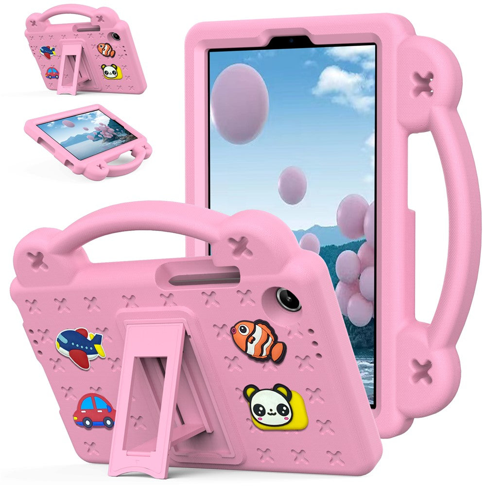 For Lenovo Tab K9  /  Tab One Case Kids Cartoon Patterns Hand Grip Kickstand Tablet EVA Cover
