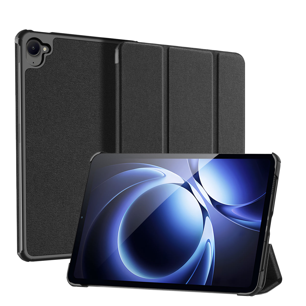 DUX DUCIS For Xiaomi Pad Mini / Redmi K Pad Case  Domo Series Tri-fold Stand PU Leather Protective Tablet Cover