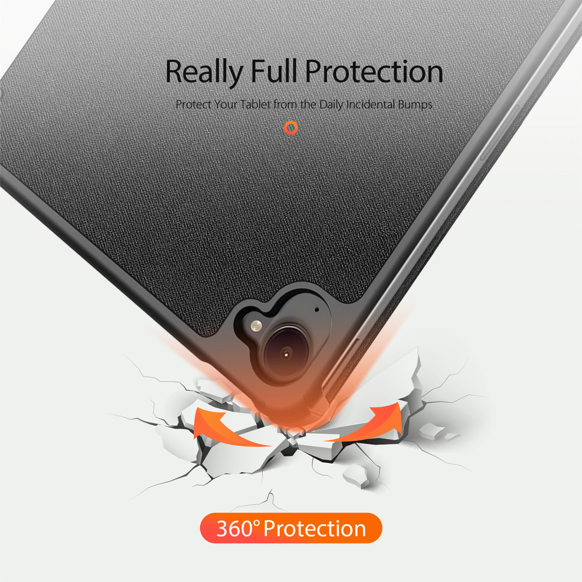 DUX DUCIS For Xiaomi Pad Mini / Redmi K Pad Case  Domo Series Tri-fold Stand PU Leather Protective Tablet Cover