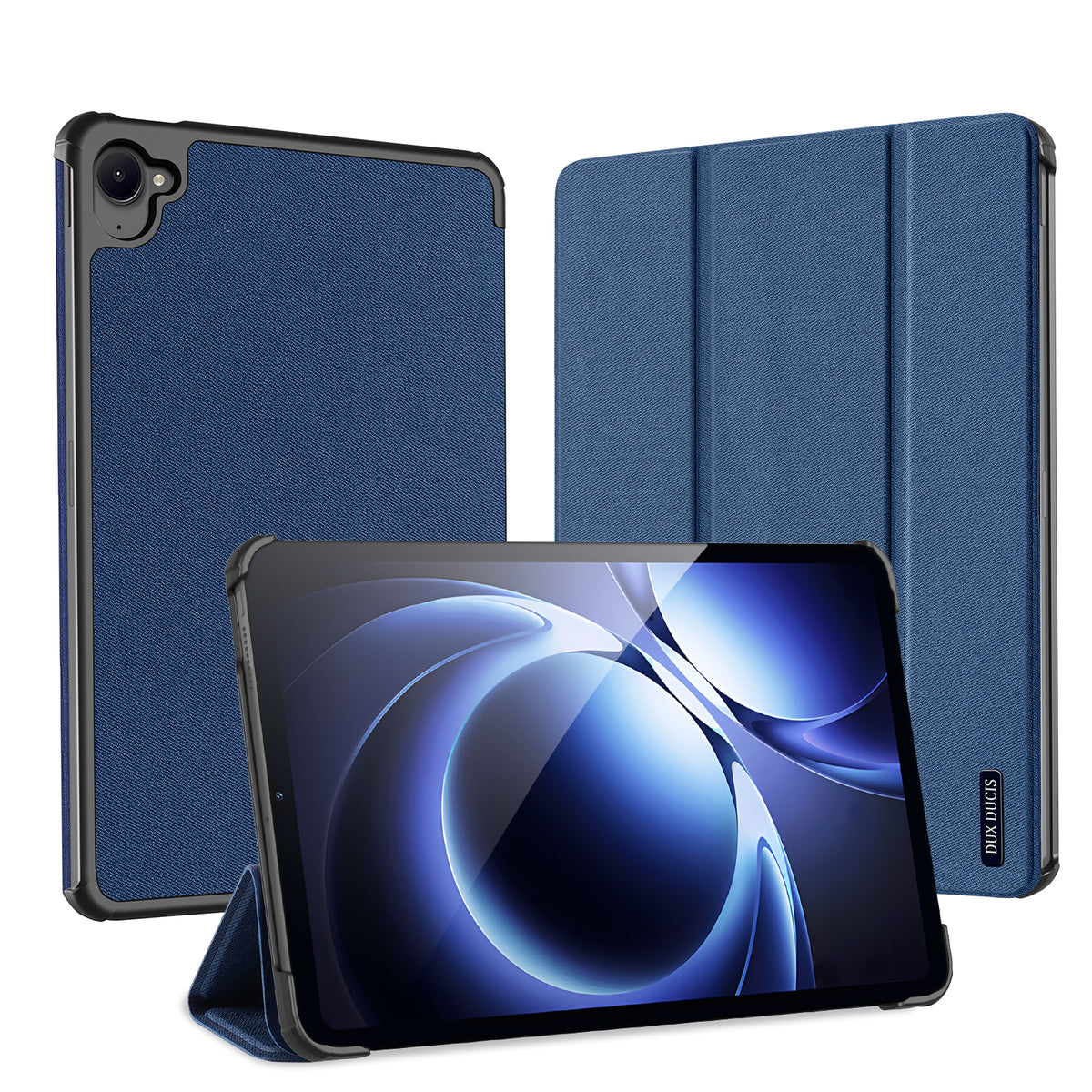 DUX DUCIS For Xiaomi Pad Mini / Redmi K Pad Case  Domo Series Tri-fold Stand PU Leather Protective Tablet Cover