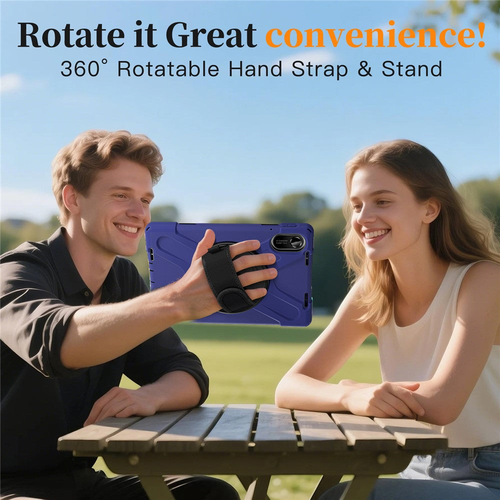 For Xiaomi Redmi Pad 2 11 Case TPU + PC + Silicone Kickstand Anti Drop Tablet Cover