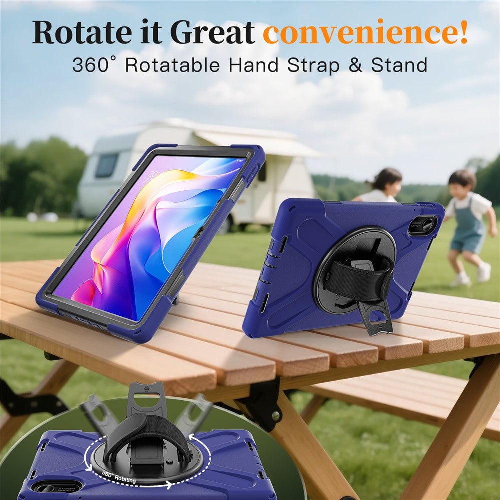 For Xiaomi Redmi Pad 2 11 Case TPU + PC + Silicone Kickstand Anti Drop Tablet Cover