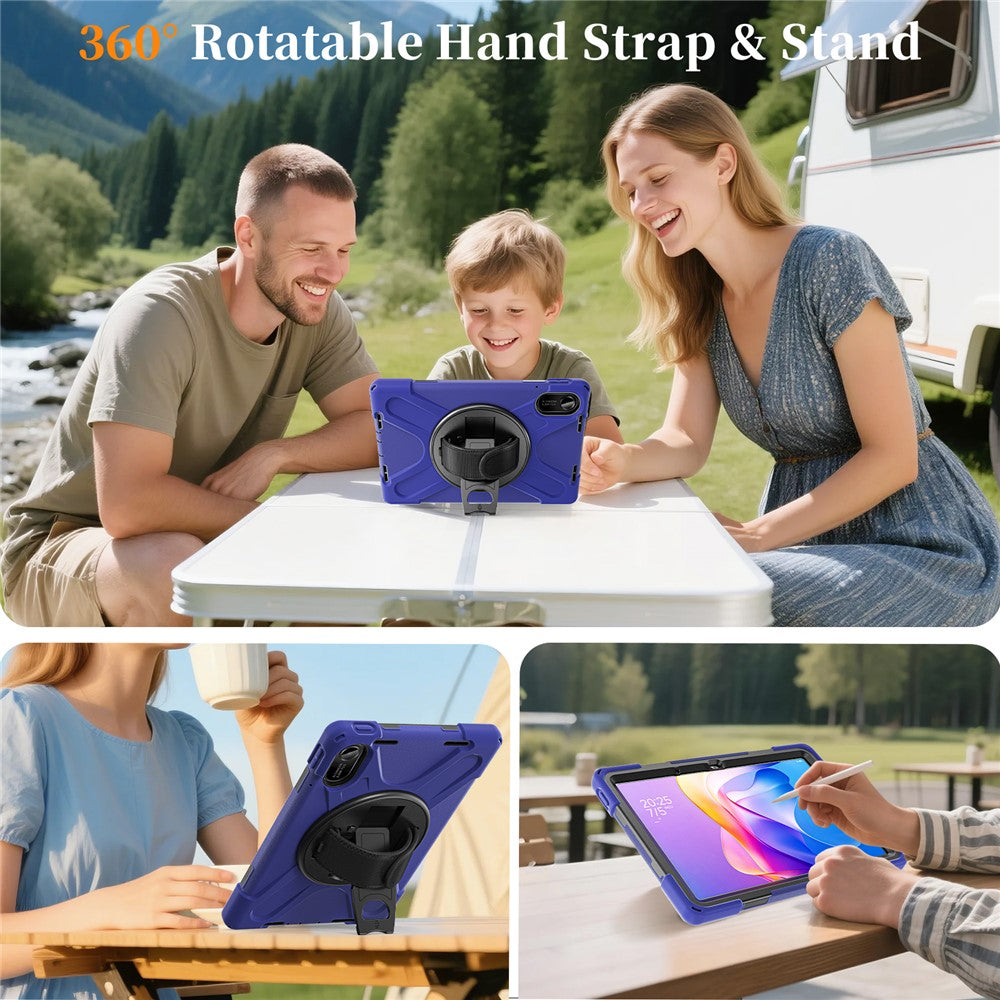 For Xiaomi Redmi Pad 2 11 Case TPU + PC + Silicone Kickstand Anti Drop Tablet Cover