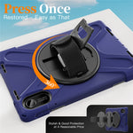 For Xiaomi Redmi Pad 2 11 Case TPU + PC + Silicone Kickstand Anti Drop Tablet Cover
