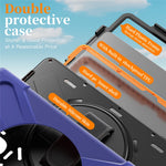 For Xiaomi Redmi Pad 2 11 Case TPU + PC + Silicone Kickstand Anti Drop Tablet Cover