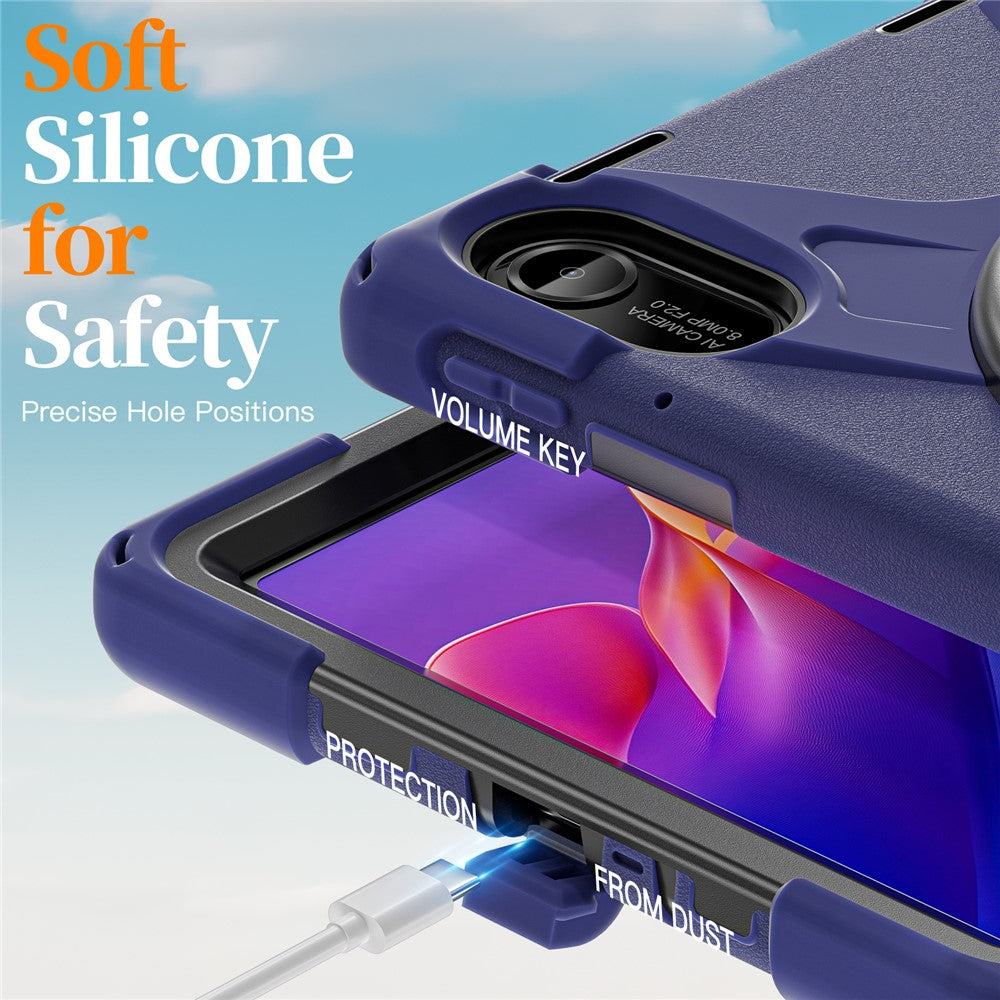 For Xiaomi Redmi Pad 2 11 Case TPU + PC + Silicone Kickstand Anti Drop Tablet Cover