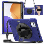 For Xiaomi Pad 7S Pro 12.5 / Pad 6S Pro 12.4 Kickstand Case TPU PC Silicone Tablet Cover with Shoulder Strap