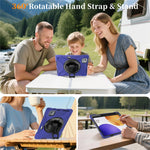 For Xiaomi Pad 7S Pro 12.5 / Pad 6S Pro 12.4 Kickstand Case TPU PC Silicone Tablet Cover with Shoulder Strap