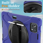 For Xiaomi Pad 7S Pro 12.5 / Pad 6S Pro 12.4 Kickstand Case TPU PC Silicone Tablet Cover with Shoulder Strap