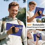 For Xiaomi Pad 7S Pro 12.5 / Pad 6S Pro 12.4 Kickstand Case TPU PC Silicone Tablet Cover with Shoulder Strap