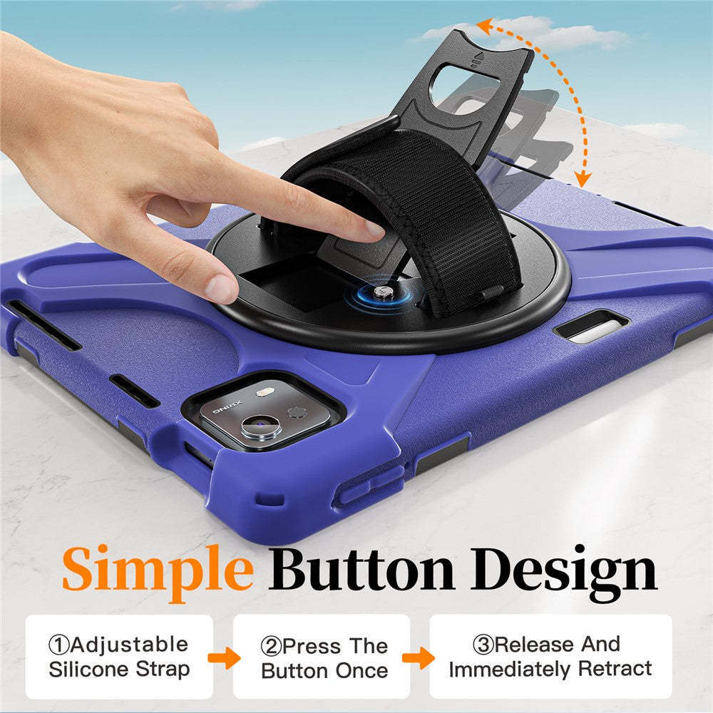 For Xiaomi Pad 7S Pro 12.5 / Pad 6S Pro 12.4 Case TPU + PC + Silicone Kickstand Anti Drop Tablet Cover