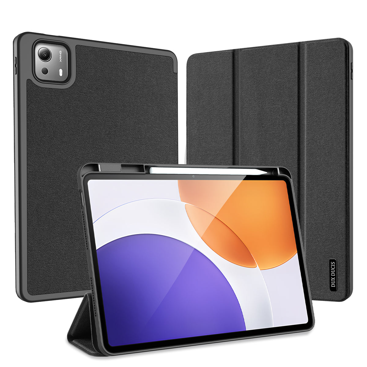 DUX DUCIS For Xiaomi Pad 7S Pro 12.5 Case  Domo Series Tri-fold Stand PU Leather Tablet Cover