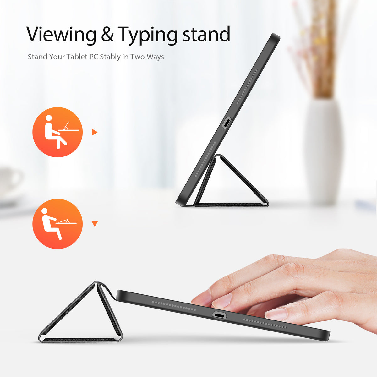 DUX DUCIS For Xiaomi Pad 7S Pro 12.5 Case  Domo Series Tri-fold Stand PU Leather Tablet Cover