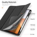DUX DUCIS For Xiaomi Pad 7S Pro 12.5 Case  Domo Series Tri-fold Stand PU Leather Tablet Cover