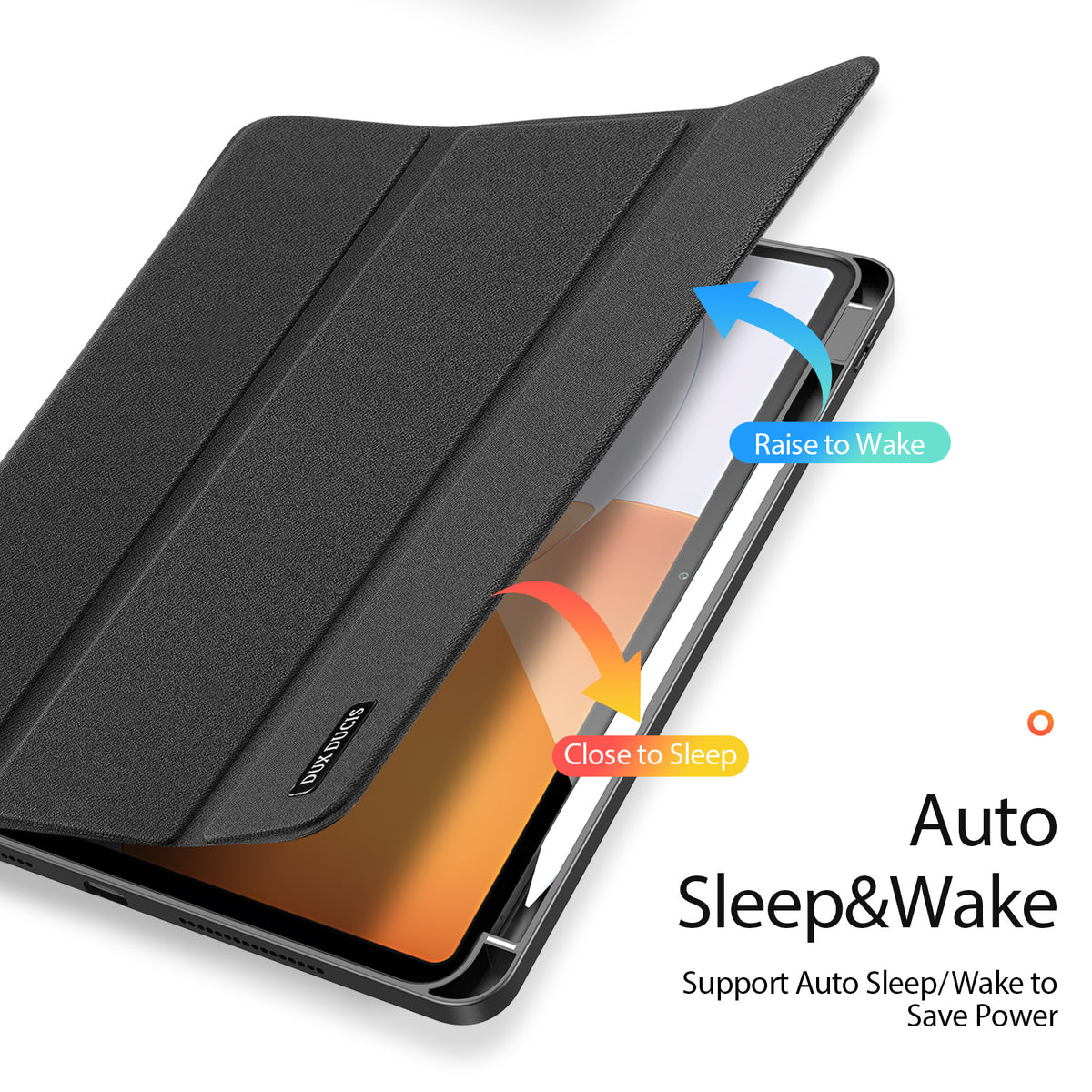 DUX DUCIS For Xiaomi Pad 7S Pro 12.5 Case  Domo Series Tri-fold Stand PU Leather Tablet Cover