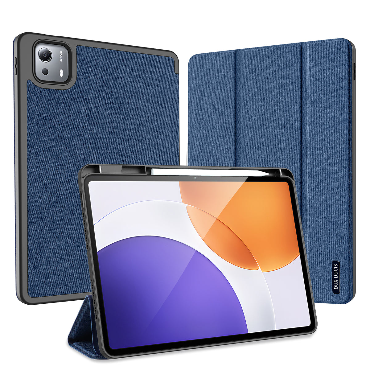 DUX DUCIS For Xiaomi Pad 7S Pro 12.5 Case  Domo Series Tri-fold Stand PU Leather Tablet Cover